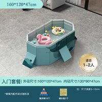 HKM-848339 Large Rectangular Above Ground Swimming Pool for Outdoor Use