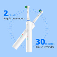 HKM-847635 Smart 45 Rotating Rechargeable Electric Toothbrush for Effective Oral Care
