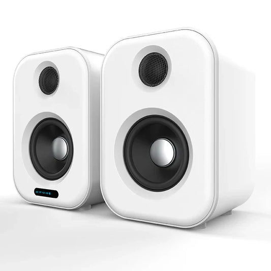 KTX-055123 Active Speakers - 2.0 Professional Studio Monitor Powered HiFi Bookshelf Speakers for Computer Use