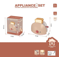 HKM-410643 Mini Electric Kitchen Appliances Toy Set for Pretend Play with Light and Sounds, Ages 2-12, EPT812597