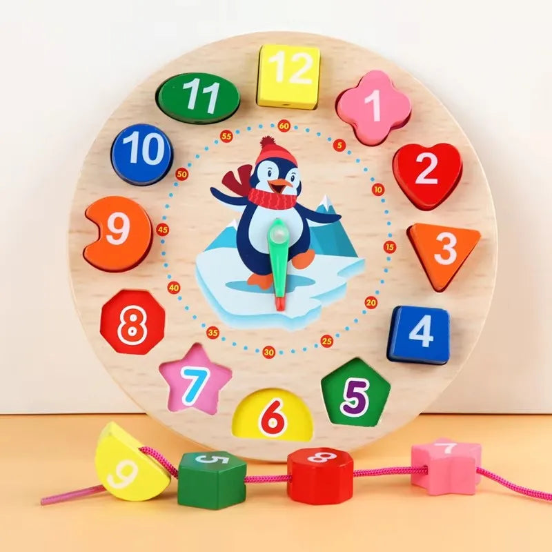 KTX-795411 Montessori Wooden Learning Aids - Educational Sensory Toys for Preschool Development