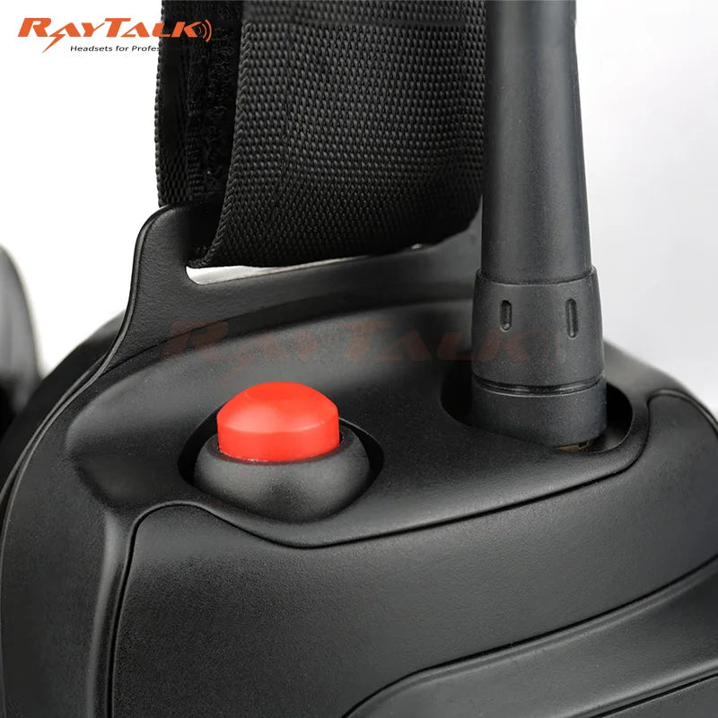 KTX-495763 Noise-Cancelling Industrial Headphones with Built-in Two-way Radio Function