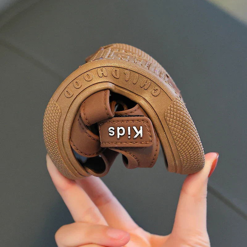 HKM-984531 Lightweight Children's Sandals New Summer Cute Beach Jelly Sandals Non-Slip Safe Rubber Baby Shoes for Boys and Girls