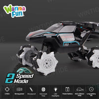 HKM-837779 Battery Operated 2.4GHz Off-Road RC Stunt Car for Kids with Lights and Music