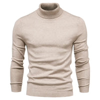 HKM-391251 Men Sweater Fall and Winter Men's Pullover Shirt New Bottoming Shirt Slim High Neck Casual Knit Sweater Thread Sweater