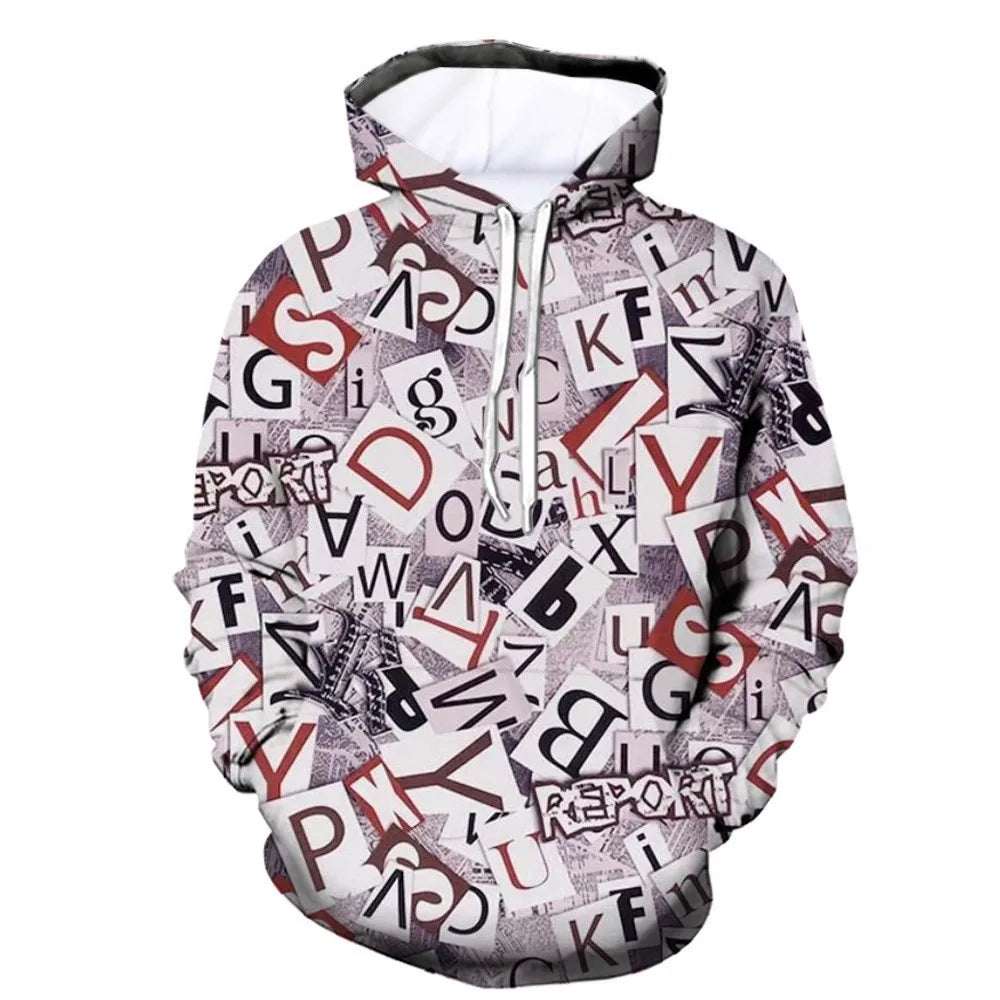 HKM-850003 Sweatshirt Long Sleeves Hoodie 3D Printed Casual Hooded Sweatshirt OEM Custom logo Clothing