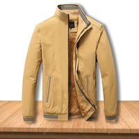 HKM-193491 Mens Winter Iacket Coat Velvet Thickened Cold Resistant Warm Windproof Waterproof Plush Standing Collar Men's Coats
