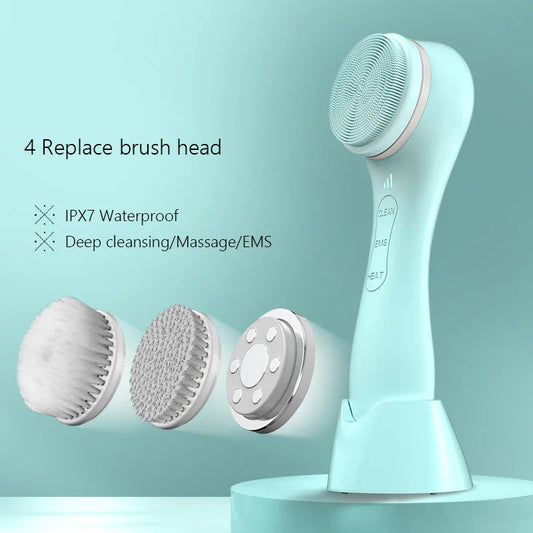 HKM-160659 Facial Cleansing Electric Instrument with Sonic Technology and Multiple Functions