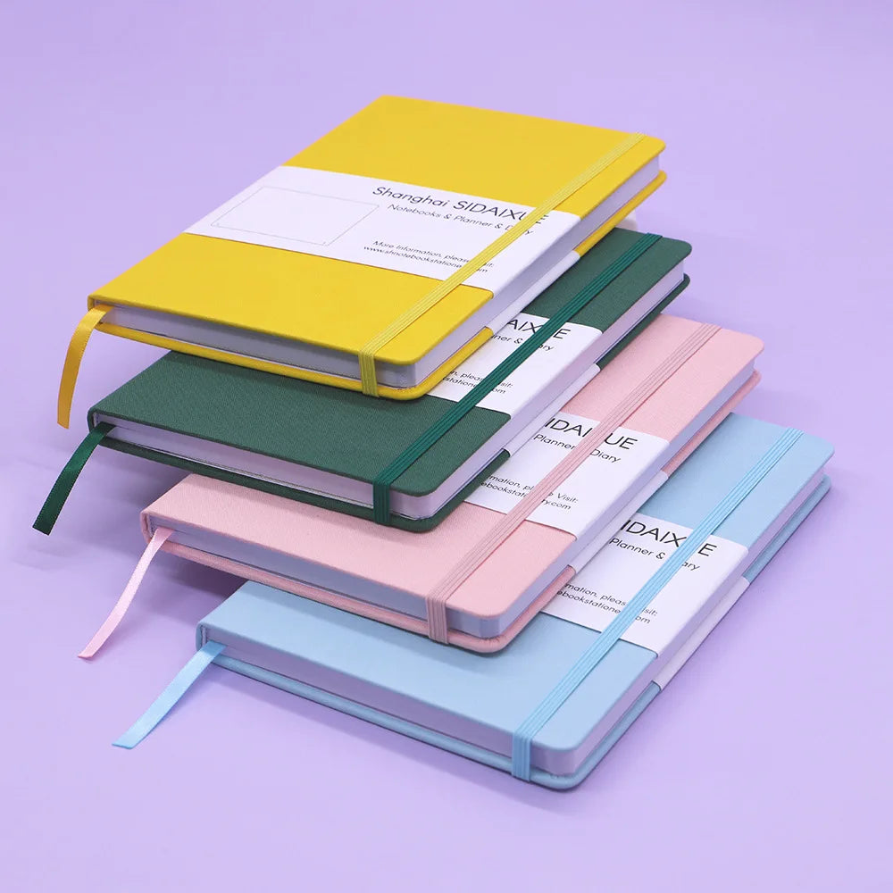 KTX-570643 A5 Hardcover PU Leather Daily Planner Journal Notebook