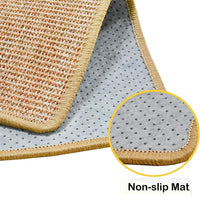 HKM-324691 Natural Sisal Cat Scratching Mat for Cats - Durable Paw Scratch Surface