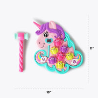HKM-820819 Interactive Unicorn Hammer Mole Game for Kids Ages 5-13 - Educational Fun and Engagement