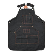 Modern Simple Thick Canvas Apron Custom logo Woodworking Electrician Gardening Work Clothes Tool Apron