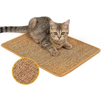 HKM-324691 Natural Sisal Cat Scratching Mat for Cats - Durable Paw Scratch Surface