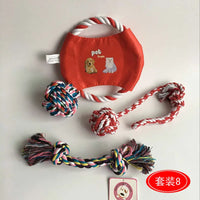 HKM-356307 Durable 12-Pack Interactive Chew Dog Toy Set for Active Play
