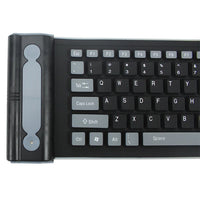 HKM-231891 Wireless Waterproof Azerty Silicone Keyboard with 2.4G USB for PC