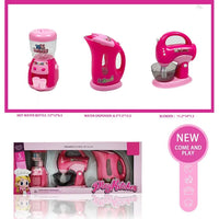 HKM-049043 Colorful Plastic Kitchen Play Set for Kids - Fun Household Appliances Toys