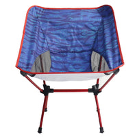 HKM-585043 Portable 7075 Aluminum Folding Moon Chair for Outdoor Activities, Includes Carry Bag