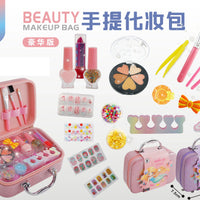 HKM-458067 Kids DIY Nail Polish Play Set for Girls Ages 2-13 - Colorful Makeup Kit in Box
