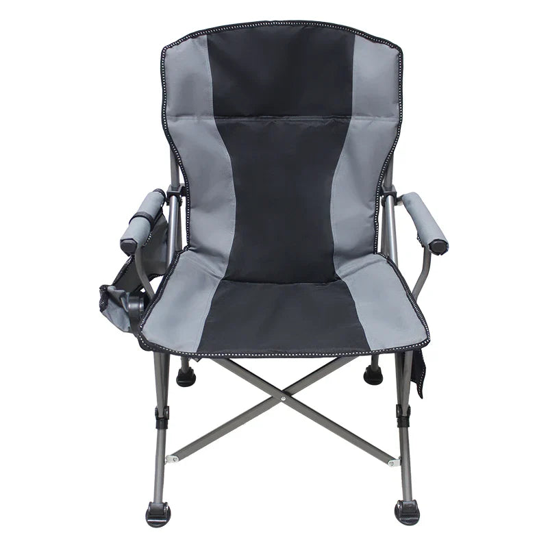 HKM-535315 Portable Heated Outdoor Folding Bean Bag Chair for Camping, Fishing, and Stadium Use