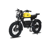 HKM-1529043 Electric Bike 2000W Dual Motor 48V 26Ah Battery 37 Mile Range 20-Inch Fat Tires Full Suspension Shimano 7-Speed