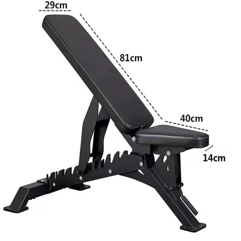 HKM-911571 Adjustable Dumbbell Bench for Home Gym - Flat, Incline and Decline Options