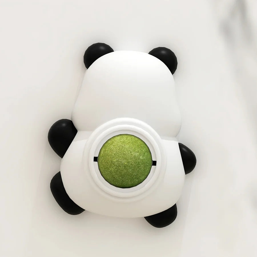 HKM-734867 Catnip Whirling Ball Toy with Catgrass for Teething and Oral Care