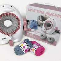 HKM-473875 Sentro Knitting Machine with 22 Needles - Perfect for Kids and Beginners to Create Scarves, Hats, and More