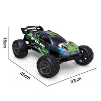 HKM-199379 1/8 Scale 4WD Remote Control Car - Fast 45 km/h, Waterproof, Flip & 360° Rotate, 100m Range, 2.4G for Ages 5+