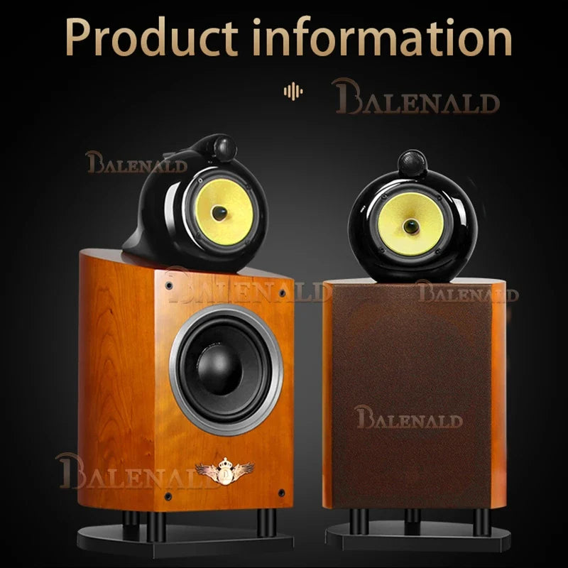 KTX-432531 Hi-Fi 8-Inch Three-Way Bookshelf Speaker with Nautilus Audio Design