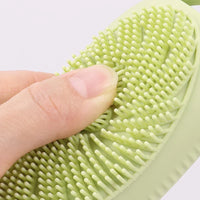 HKM-079315 Portable 100ML Reusable Silicone Travel Shampoo and Lotion Bottle with Cleaning Brushes