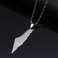 HKM-871571 Inspire Jewelry Hot Selling Wholesale 18K Gold Plated Stainless Steel Israel and Palestine Map Pendant Necklace for Women Men