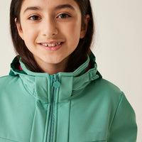HKM-277139 Customized Design Girls Softshell Windproof Jacket Elegant Dresses for Comfort and Style