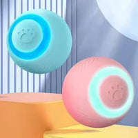 HKM-833171 Automatic Rolling Cat Ball Interactive Toy for Indoor Kittens with Smart Features and Rechargeable Battery
