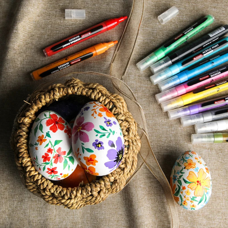 KTX-754899 Custom Logo Large Capacity Water-based Acrylic Paint Marker Set for Student Drawing