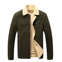 HKM-717779 Velvet Thickened Washed Jacket for Men's Jackets Autumn Winter Jackets Clothing Winter Men's Coats