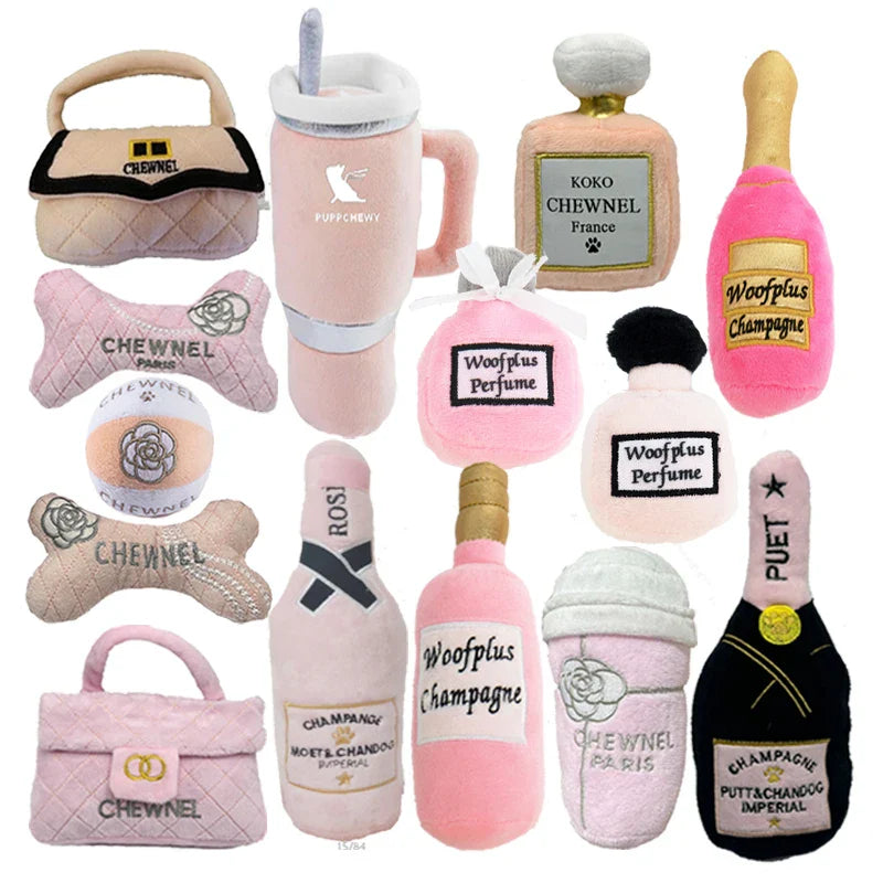 HKM-766483 Custom Plush Dog Chew Toys with Squeaker - Soft and Safe Pet Accessories