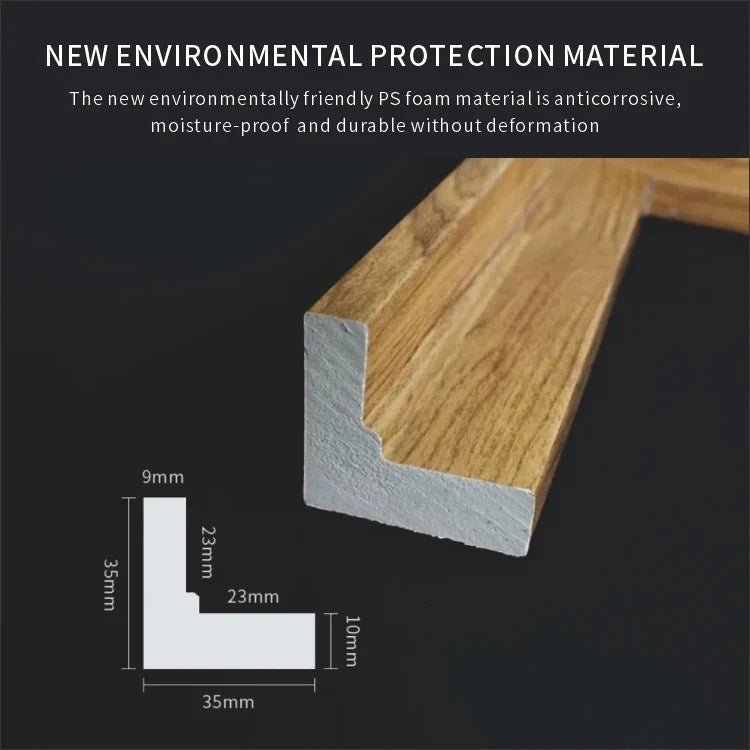 KTX-194131 Modern Black Floating Frame for Canvas and Art Prints, Sizes A4 A3 10" 12" 8" 7" 12''