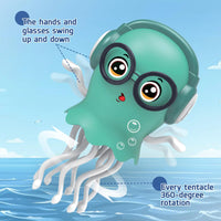 HKM-018579 Dancing Octopus Toy with Auto-Sensing and Obstacle Avoidance for Kids aged 5-7