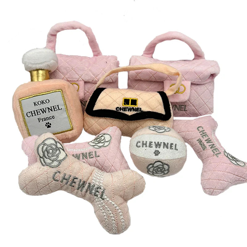 HKM-766483 Custom Plush Dog Chew Toys with Squeaker - Soft and Safe Pet Accessories