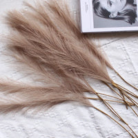 55CM Fluffy Pampas Grass Simulation Reed Hair Simulation Wedding Party Minimalist Home Decoration Artificial Flowers 1pcs