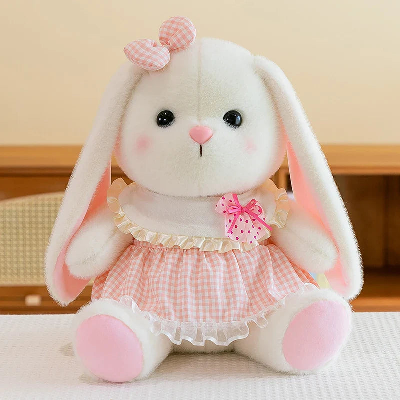 KTX-965331 Exquisite Rabbit Plush Toy for Home Decoration - Washable and Easy to Clean Companion Gift