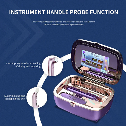 HKM-865747 High-End Women's Facial Care Equipment with Cleaning Brush Tool for Whitening Treatments