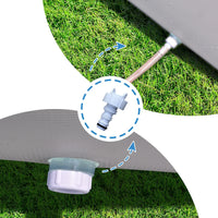 HKM-307091 Custom Logo Easy Set Outdoor Above Ground Family Swimming Pool