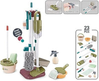 HKM-916819 Children's Cleaning Play Set with Toy Vacuum Cleaner for Pretend Housework Fun