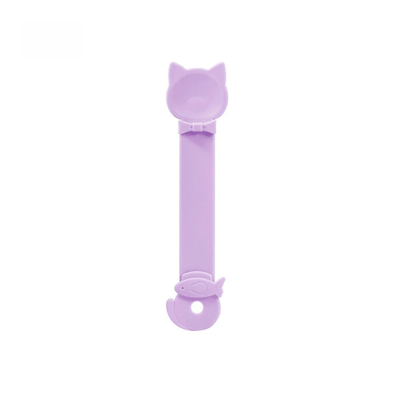 HKM-537107 Cat Treat Dispenser Squeeze Spoon for Liquid Snacks