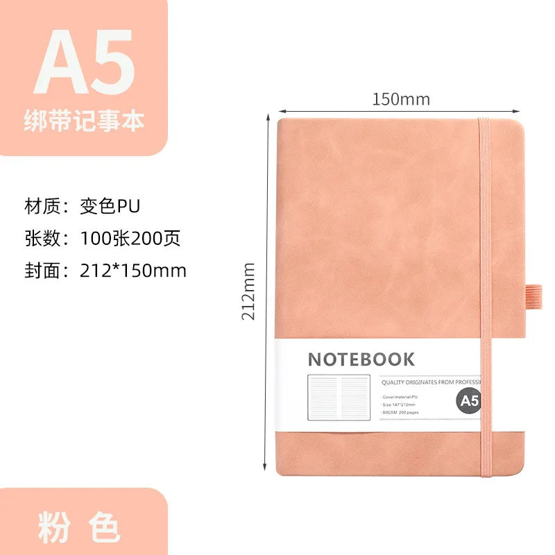 KTX-308499 Customizable PU Cover Hardcover Notebook Diary for Office and School Use