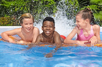 HKM-470931 Bestway 56670 Power Steel Rectangle Above Ground Swimming Pool 4.88m x 2.44m x 1.22m
