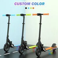 QMWHEEL M2pro Children's 7 Inch Electric Scooter 2 Wheels Foldable Adjustable Height Kids Kick Scooter Steel Plastic 150W 8-12