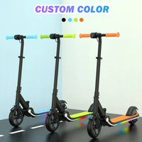 HKM-4134483 Electric Scooter 150W Motor Kids 7-Inch PU Wheels Foldable Adjustable Height Rear Foot Brake Lightweight