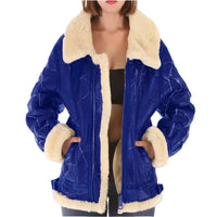 HKM-373139 Women's Winter One-Piece Coat With Thick Fur Faux Fur Blazer Style Clothing Vest Windbreaker Jacket Coat blazer